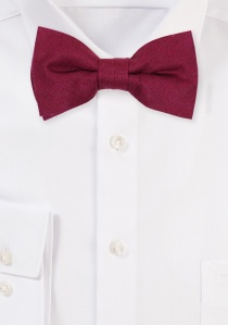 Papillon da bambino in lino rosso scuro