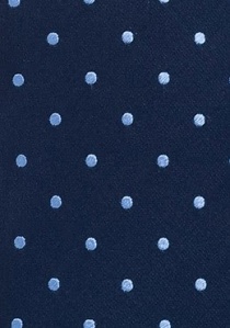 Kinder-Krawatte Tupfen königsblau hellblau