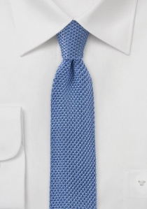 Cravatta seta azzurra