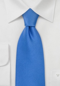 Cravatta a clip liscia blu