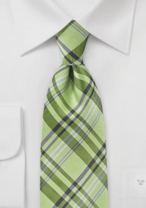 Cravatta principe di galles verde chiaro