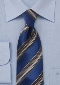 Cravatta righe blu