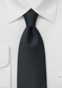 Cravatta nera costine