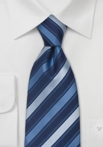 Cravatta clip blu