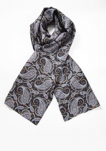 Sciarpa paisley nera