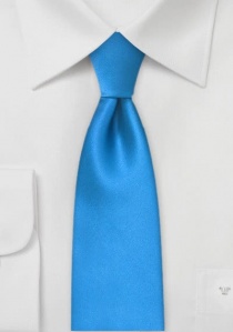 Cravatta stretta azzurra