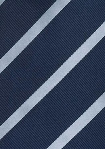 Cravatta bambino righe blu