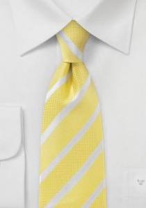 Cravatta righe giallo oro