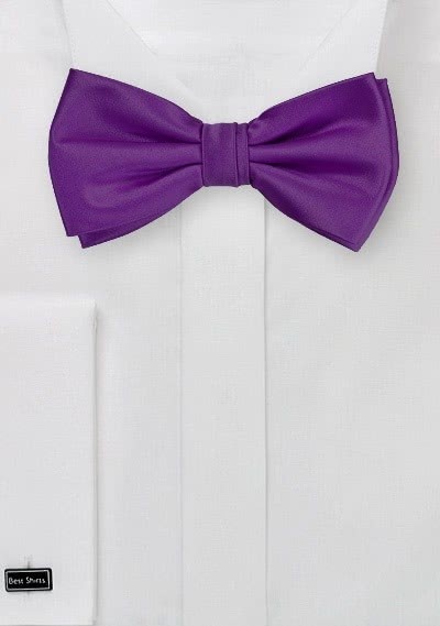 Herren-Schleife Poly-Faser violett Herren-Schleife Poly-Faser violett