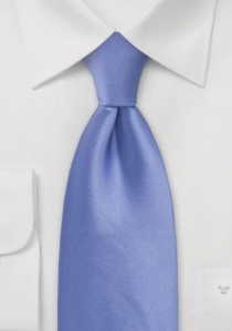Cravatta XXL tinta unita blu cielo