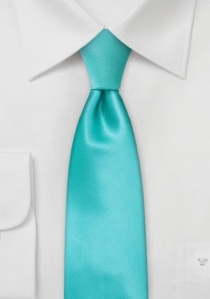 Schmale Krawatte in mintgrün