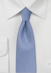 Cravatta stretta con struttura (blu chiaro)