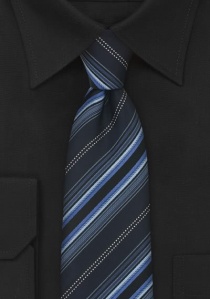 Cravatta XXL nero blu