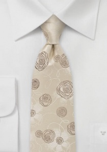 Clip cravatta design rosa beige