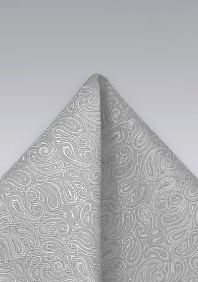 Einstecktuch Paisleys grau Einstecktuch Paisleys grau