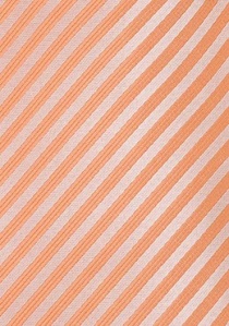 Krawatte orange Streifen