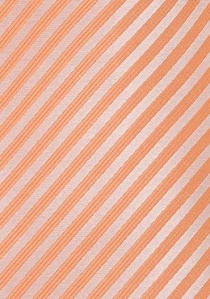 Cravatta arancione righe