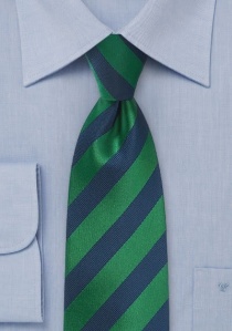 Cravatta righe verdi blu