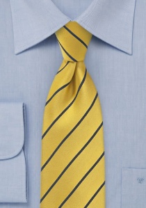 Cravatta righe giallo blu