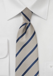 Cravatta righe blu marrone