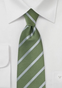 Cravatta con motivo a righe Marrone Verde Grigio