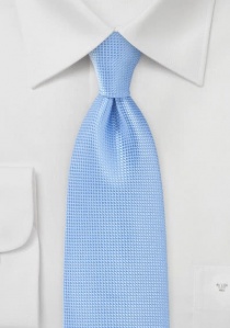 Cravatta azzurra microfibra