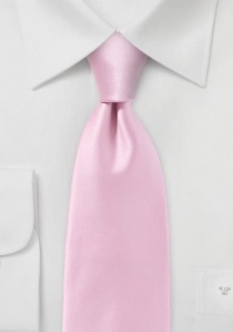 Cravatta rosè lucida