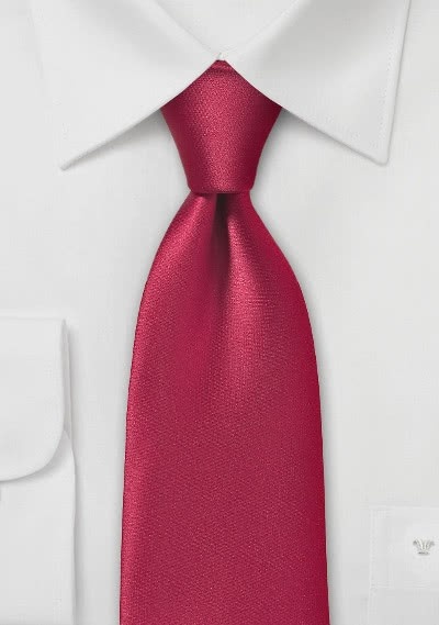 Krawatte unifarben Poly-Faser sherryrot Krawatte unifarben Poly-Faser sherryrot