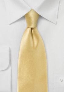 Cravatta oro microfibra