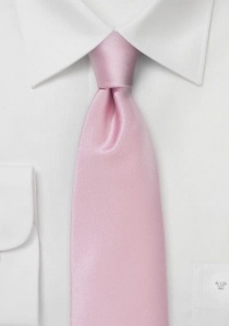 Cravatta rosa microfibra