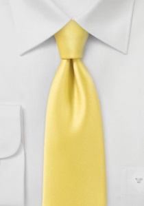 Cravatta gialla microfibra