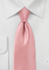 Cravatta rosè microfibra