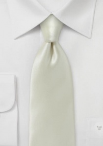 Cravatta seta crema