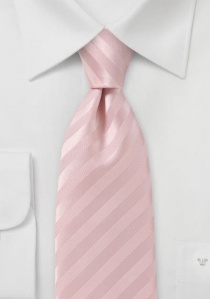 Cravatta rosa righe