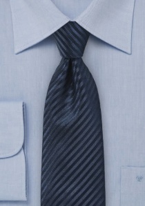 Cravatta blu seta righe