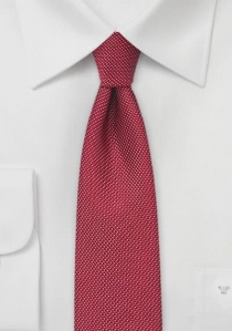 Cravatta sottile seta puntini