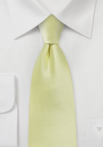 Cravatta giallo pallido