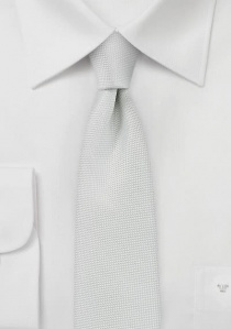 Cravatta sottile bianca