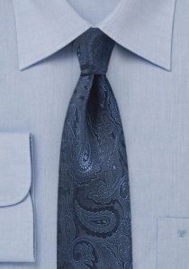 Cravatta paisley stretta