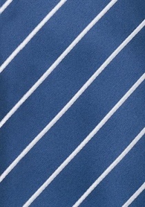 Cravatta XXL blu righe