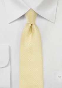 Cravatta giallo pois