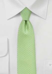 Cravatta verde puntini