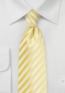Cravatta righe gialla