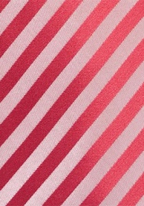 Cravatta righe rosso