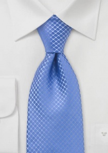 Cravatta seta azzurro
