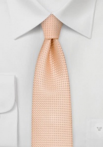 Cravatta stretta albicocca
