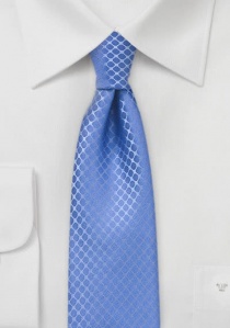 Cravatta struttura sottile blu cielo