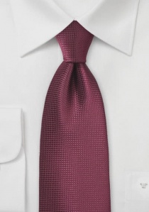 Cravatta rosso vinaccia rete