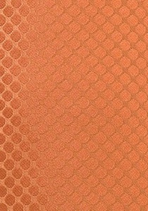 Cravatta XXL arancione puntini