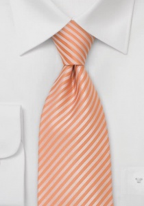 Cravatta arancione a righe per bambini